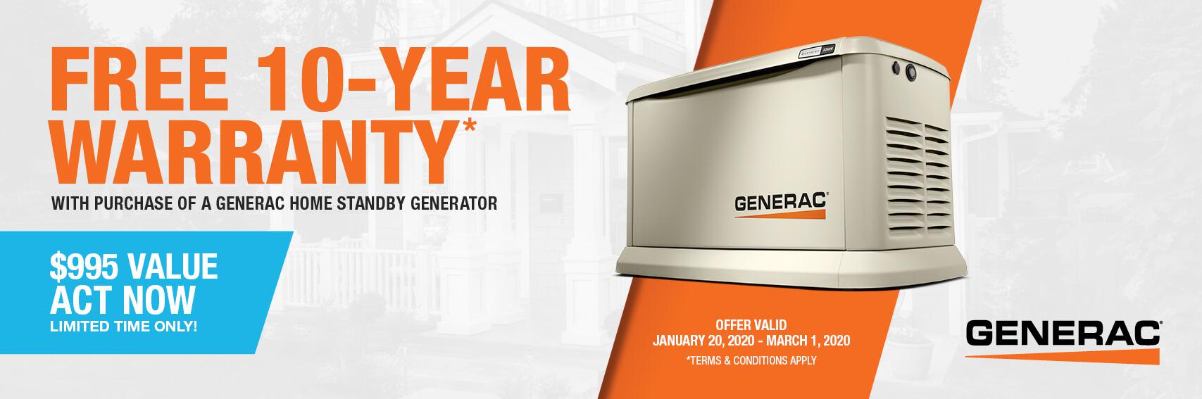 Homestandby Generator Deal | Warranty Offer | Generac Dealer | Sioux City, IA